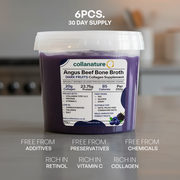 20,000 mg Bioavailable 100% Natural Collagen from Beef Bone Broth with Handpicked Wild Berries