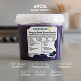 20,000 mg Bioavailable 100% Natural Collagen from Beef Bone Broth with Handpicked Wild Berries