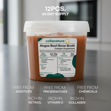 20,000 mg Bioavailable 100% Natural Collagen from Beef Bone Broth containing Retinol, Chondroitin & Glucosamine