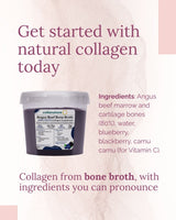 100% Natural Bovine Collagen Supplement – 20,000 mg Bioavailable Collagen with Retinol, Chondroitin & Glucosamine, made with Handpicked Wild Berries