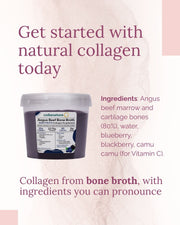 100% Natural Bovine Collagen Supplement – 20,000 mg Bioavailable Collagen with Retinol, Chondroitin & Glucosamine, made with Handpicked Wild Berries