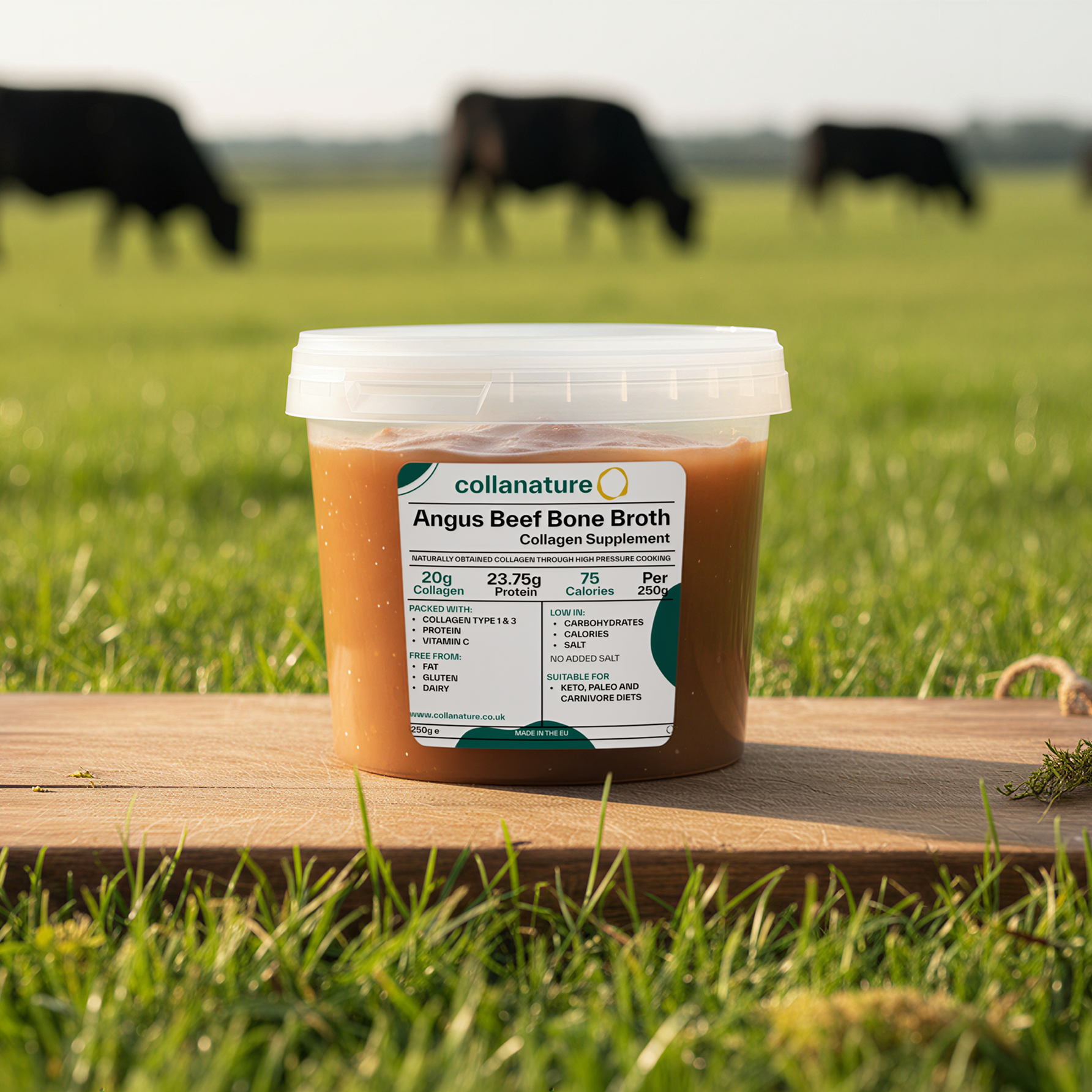 For now, it’s just one collagen broth. As we grow, every product stays